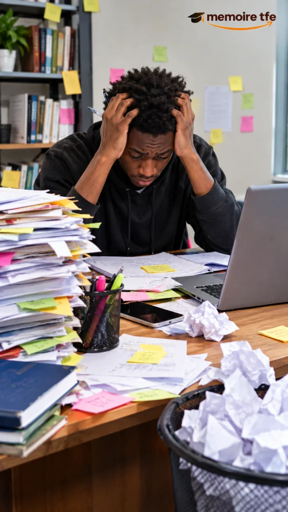 Erreurs à éviter dans un mémoire en gestion