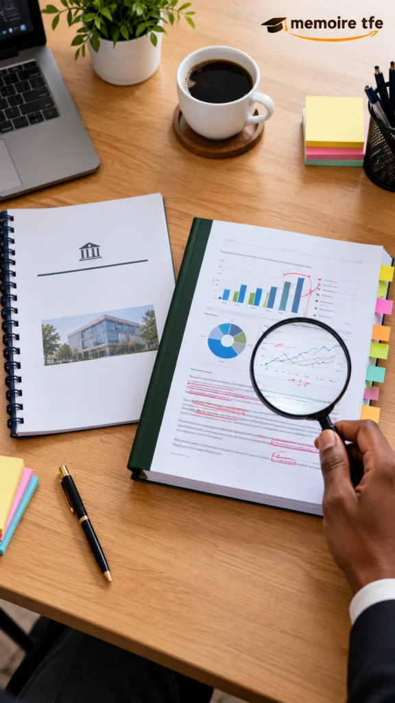Comparaison entre un rapport de stage et un mémoire en marketing