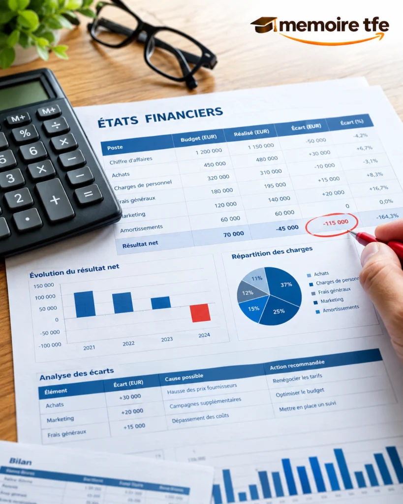 Analyse de contrôle de gestion et de budget