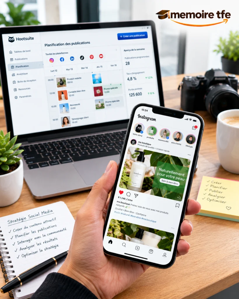 Stratégie de marketing digital sur les réseaux sociaux