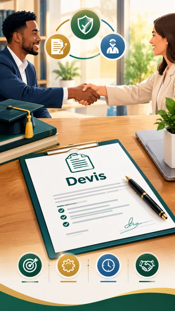 Devis personnalisé pour un accompagnement de mémoire.
