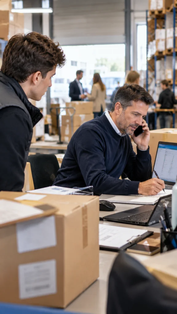 Étudiant en stage dans une PME de distribution.