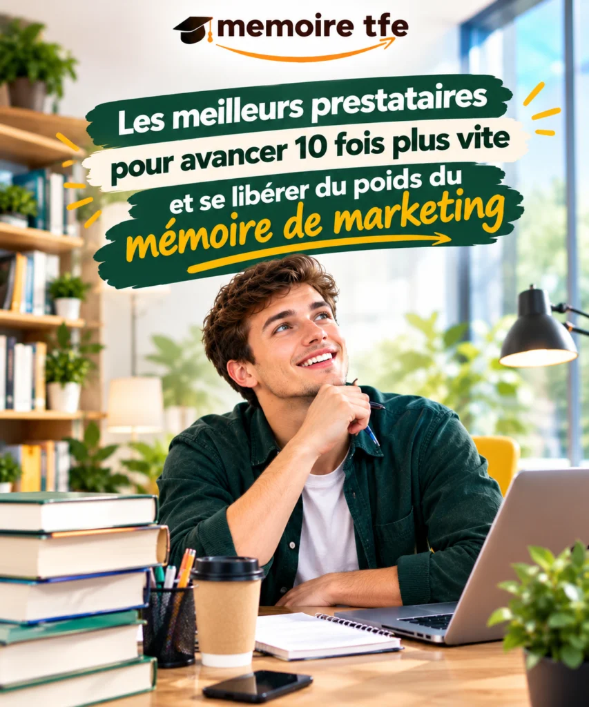 Les meilleurs prestataires pour avancer 10 fois plus vite et se libérer du poids du mémoire de marketing
